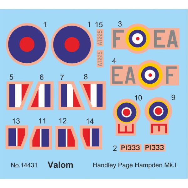 Valom 14431 1/144 Handley-Page Hampden B Mk.I – Metro Hobbies