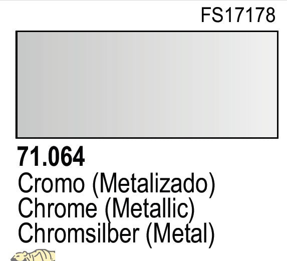 Vallejo Model Air 17ml Chrome