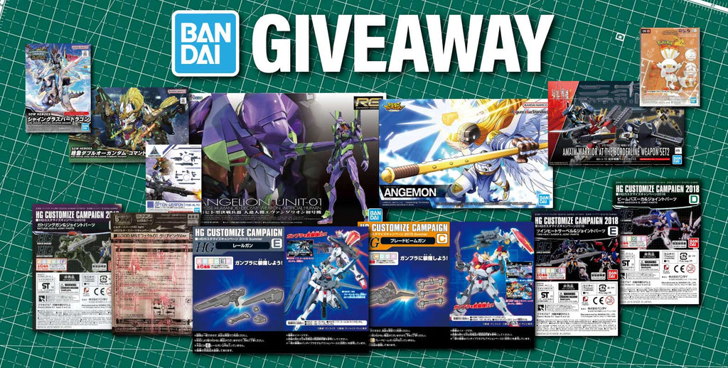 Bandai Giveaway - Ended