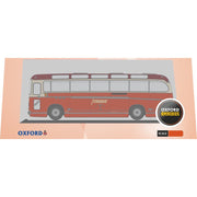 Oxford 76DB002 OO Duple Britannia in Barton Red