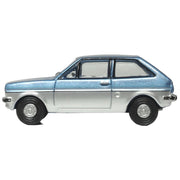 Oxford 76FF007 OO Ford Fiesta Mk1 in Titan Blue / Strato Silver