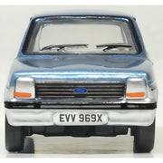 Oxford 76FF007 OO Ford Fiesta Mk1 in Titan Blue / Strato Silver