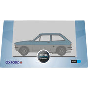 Oxford 76FF007 OO Ford Fiesta Mk1 in Titan Blue / Strato Silver