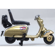 Oxford 76SC004 OO Scooter in Gold