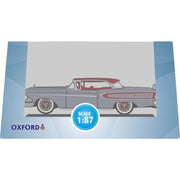 Oxford 87ED58008 HO Edsel Citation 1958 in Silver Gray / Ember Red