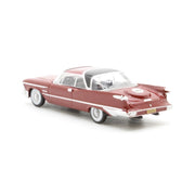 Oxford 87IC59003 HO Imperial Crown 2-door Hardtop 1959 in Radiant Red and Black