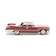 Oxford 87IC59003 HO Imperial Crown 2-door Hardtop 1959 in Radiant Red and Black