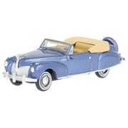 Oxford 87LC41007 HO Lincoln Continental 1941 in Darian Blue / Tan