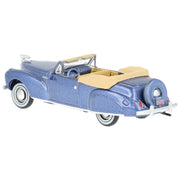 Oxford 87LC41007 HO Lincoln Continental 1941 in Darian Blue / Tan