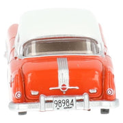 Oxford 87PC54004 HO Pontiac Chieftain 4-door 1954 in Coral Red / Winter White