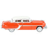 Oxford 87PC54004 HO Pontiac Chieftain 4-door 1954 in Coral Red / Winter White