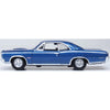 Oxford 87PG66001 HO Pontiac GTO 1966 in Fontaine Blue