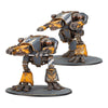 Warhammer Legion Imperialis Warhound Scout Titans With Turbo-Laser Destructors and Vulcan Mega-Bolters