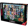 Anatolian Cat Family Reunion 1000pc Jigsaw Puzzle