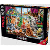 Anatolian Kittens and Aquarium 1000pc Jigsaw Puzzle