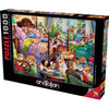 Anatolian Doggies In The Bedroom 1000pc Jigsaw Puzzle