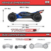 Arrma 1/18 Typhon Grom 4x4 RC Buggy (Blue) ARA2306ST2