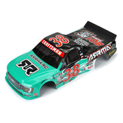 ARRMA ARA410018 Infraction 6S 2023 LE No.38 F150 Nascar Track Body Teal