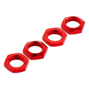 Arrma ARAC9428 Aluminium Wheel Nut 17mm Red Nero 4 Pieces AR330360