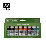 Vallejo 70136 Model Color Transparent Colors 8 Color Set