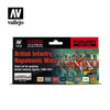 Vallejo 70163 Model Color British Infantry Napoleonic Wars 8 Color Arylic Paint Set