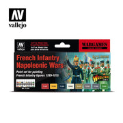 Vallejo 70164 Model Color French Infantry Napoleonic Wars 8 Color Acrylic Paint Set