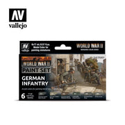 Vallejo 70206 Model Color WWII German Infantry Acrylic 6 Color Paint Set