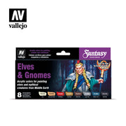 Vallejo 70242 Model Color Elves and Gnomes Acrylic 8 Color Paint Set