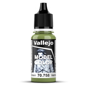 Vallejo 70758 Model Color Bright Green 18ml Acrylic Paint 085