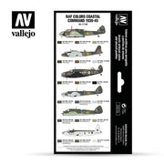 Vallejo 71148 Model Air RAF and FAA Coastal Command 1939-45 8 Color Set