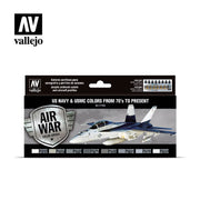 Vallejo 71155 Model Air US Navy And USMC Colors From 70s To Present 8 Color Set