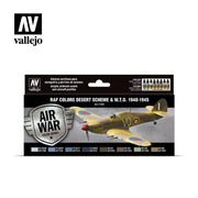 Vallejo 71163 Model Air Set WWII RAF Desert Colors