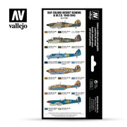 Vallejo 71163 Model Air Set WWII RAF Desert Colors