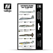 Vallejo 71166 Model Air Set RLM Colors II 8 Paints