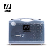 Vallejo 71172 Model Air 29 Basic Colors and Airbrush Set