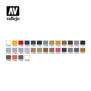 Vallejo 71172 Model Air 29 Basic Colors and Airbrush Set