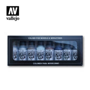 Vallejo 71176 Model Air Metallic Colors 8 Color Set