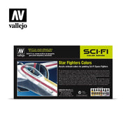 Vallejo 71612 Model Air Star Fighters Colors 8 Color Acrylic Paint Set