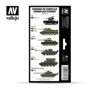 Vallejo 71613 Model Air Russian Greens (1928s to Present) 8 Color Acrylic Paint Set