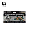 Vallejo 71616 Model Air USAF WWII to present Aggressor Squadron Part I 8 Color Acrylic Paint Set