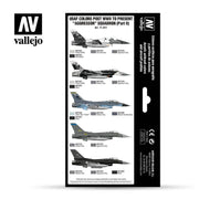 Vallejo 71617 Model Air USAF WWII to present Aggressor Squadron Part II 8 Color Acrylic Paint Set