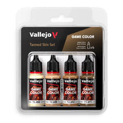 Vallejo AV72380 Game Colour Tanned Skin Acrylic Paint Set