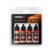 Vallejo AV72381 Game Colour Orange Colours Acrylic Paint Set