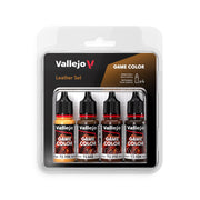 Vallejo AV72385 Game Colour Leather Acrylic Paint Set