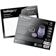 Vallejo 77602 Metal Colour Jet Exhaust 4 Colour Acrylic Paint Set