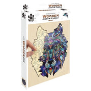 Puzzle Master Wolf Wooden Jigsaw Puzzle 132pc