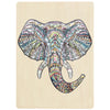 Puzzle Master Elephant Wooden Jigsaw Puzzle 137pc