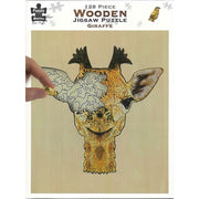 Puzzle Master Giraffe Wooden Jigsaw Puzzle 128pc