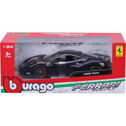 BBurago 26026 1/24 2018 Ferrari 488 Pista Racing Dark Blue