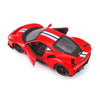 Bburago BUR-26026RED 1/24 2018 Ferrari 488 Pista Racing Red